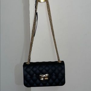 Black and Gold Cross Body
